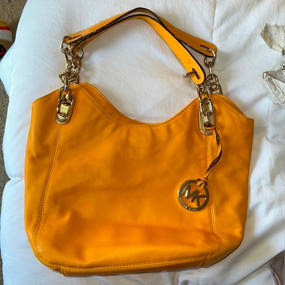 Michael Kors Handbags - Michael Kors Mustard Shoulder Bag